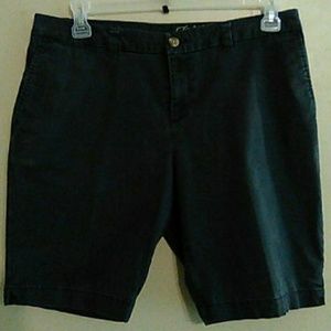 high rise white shorts